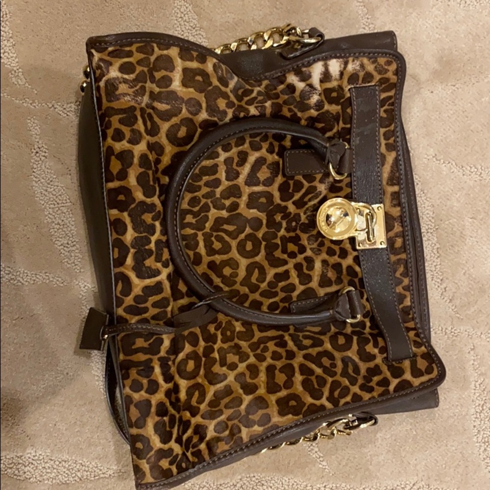 Michael kors animal print bag